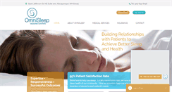 Desktop Screenshot of omnisleep.com